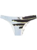 Lenny Niemeyer abstract slip-on bikini bottoms - Blue