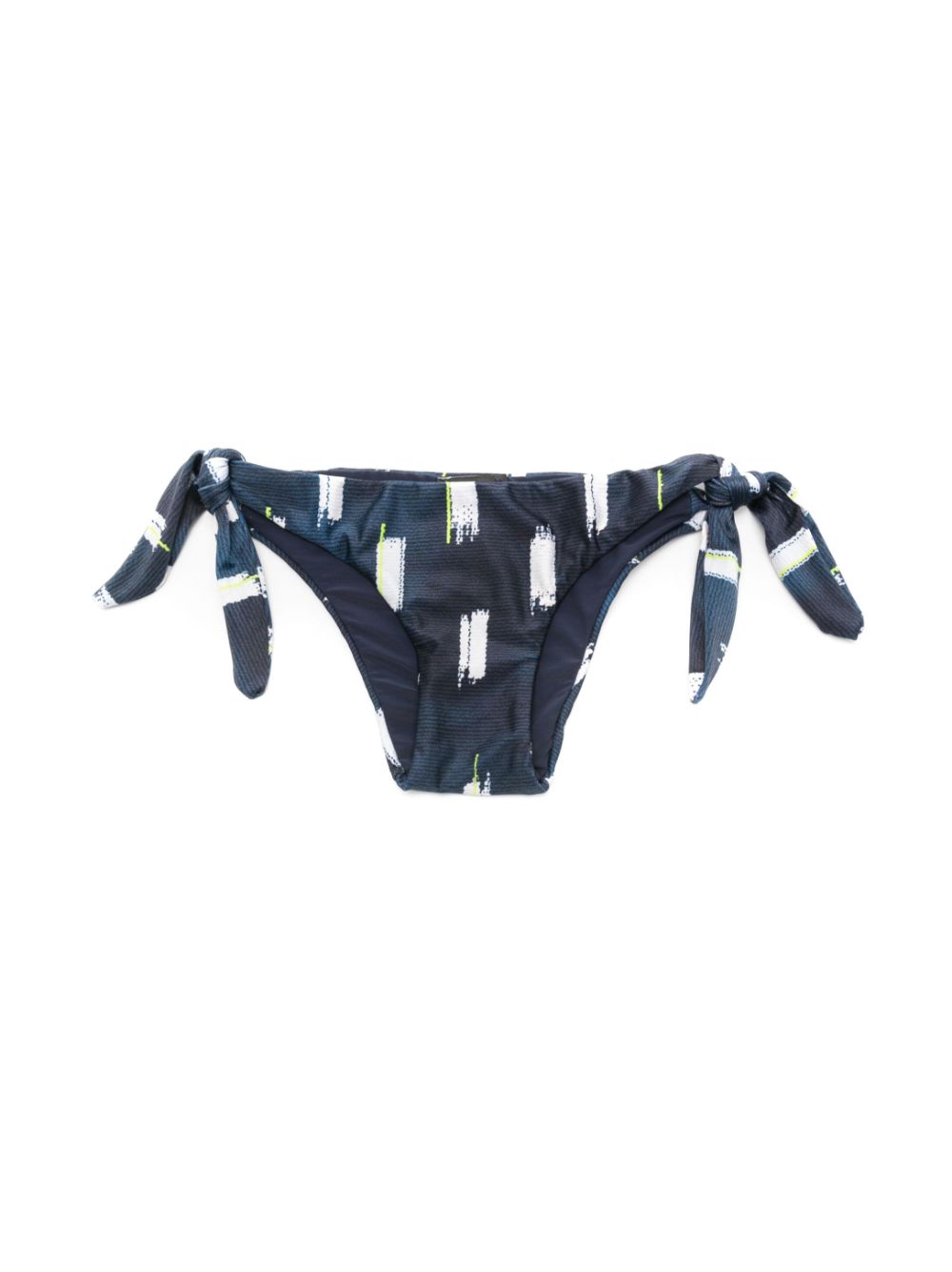 Lenny Niemeyer abstract-print tied swim briefs - Blue