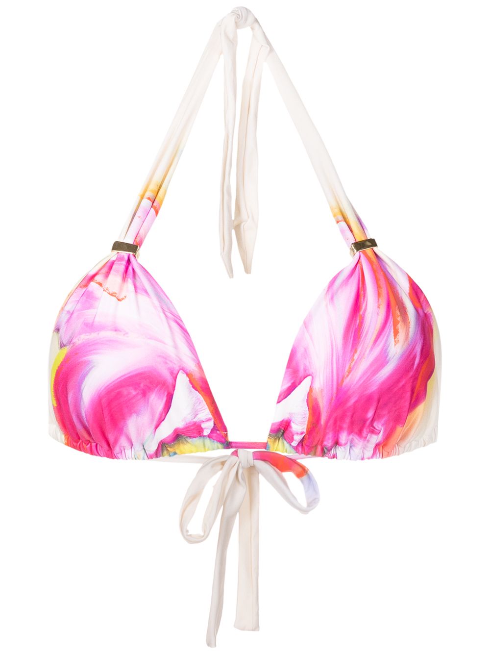 Lenny Niemeyer abstract-print triangle bikini set - Multicolour