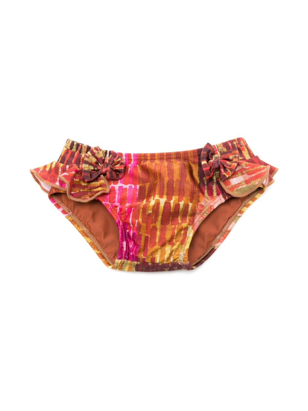 Lenny Niemeyer Bel abstract-print bikini bottoms - Brown