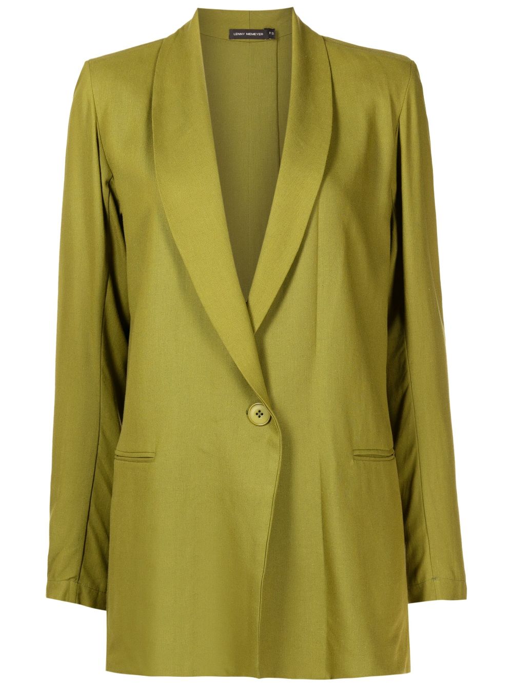 Lenny Niemeyer shawl-lapels single-breasted blazer - Green