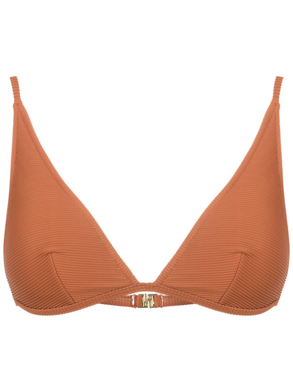 Lenny Niemeyer triangle-cup bikini top - Brown