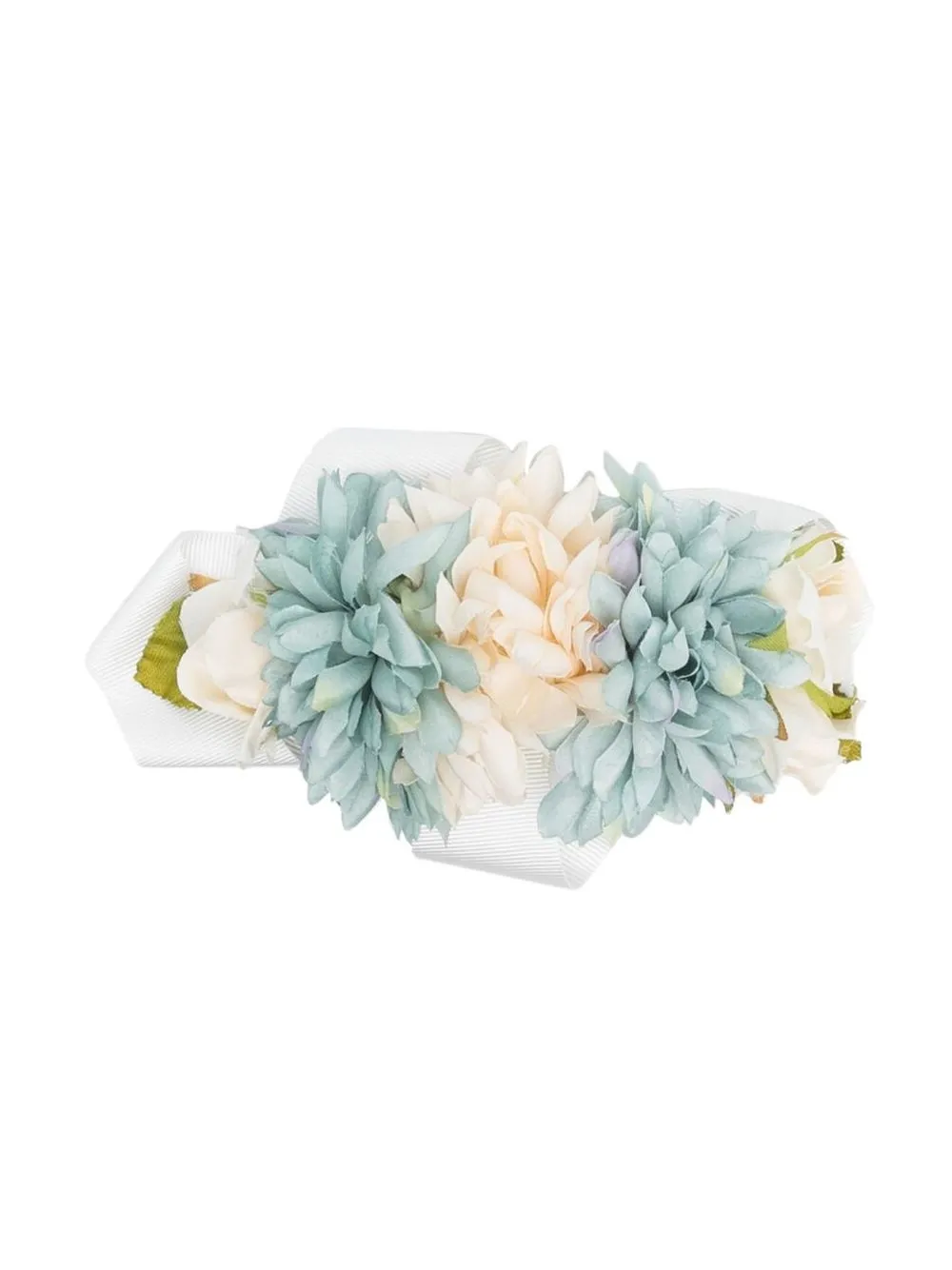 

Colorichiari faux-flower ribbon headband - Neutrals