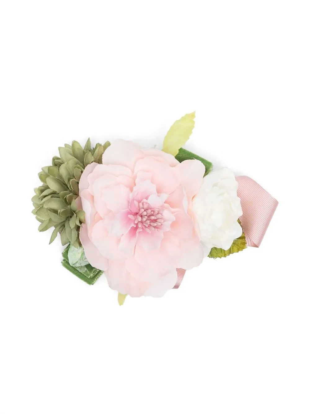 

Colorichiari cotton faux-flower clip - Pink