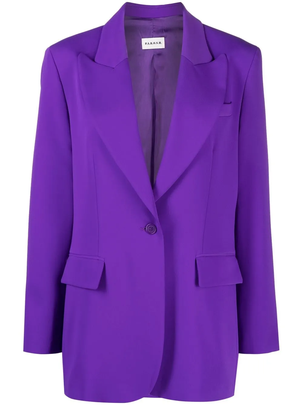 

P.A.R.O.S.H. blazer de vestir con botones - Morado