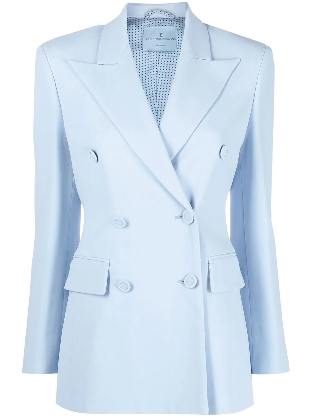 

Ermanno Scervino double breasted blazer - Blue