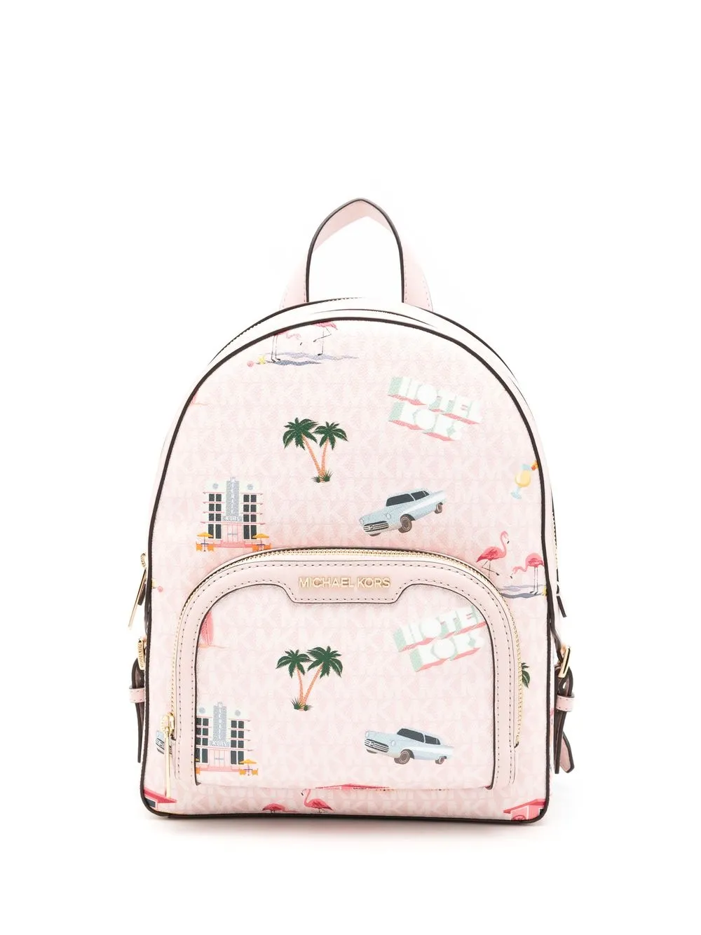 Michael kors palm tree backpack best sale