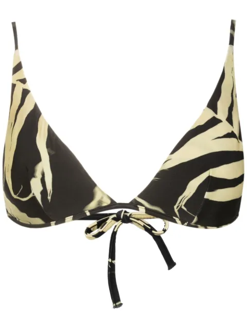 Lenny Niemeyer abstract-print triangle bikini top