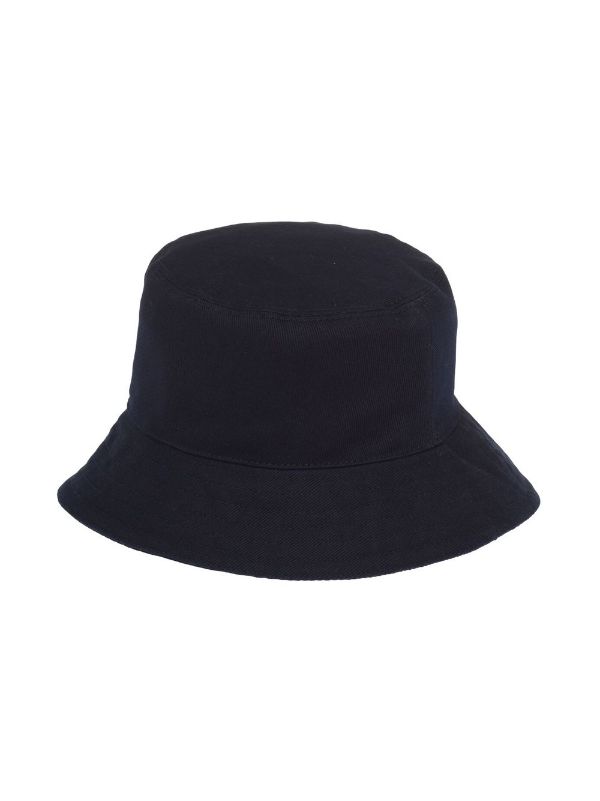 Drill logo-embroidered bucket hat