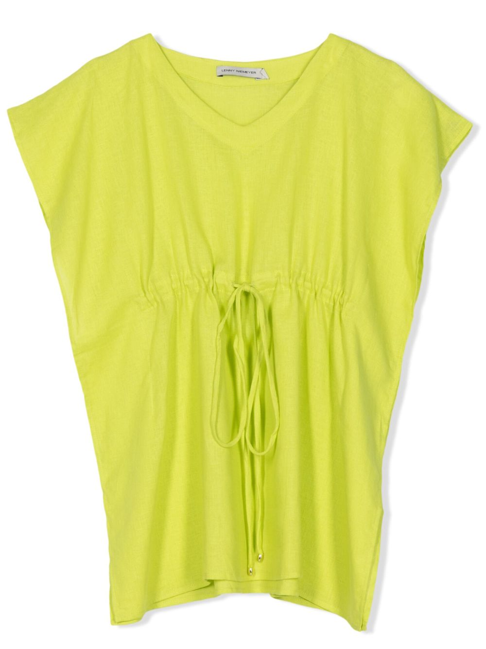 Lenny Niemeyer drawstring-waist beach dress - Green