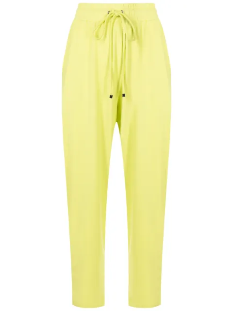 Lenny Niemeyer pantalones rectos con hebilla y dos bolsillos 
