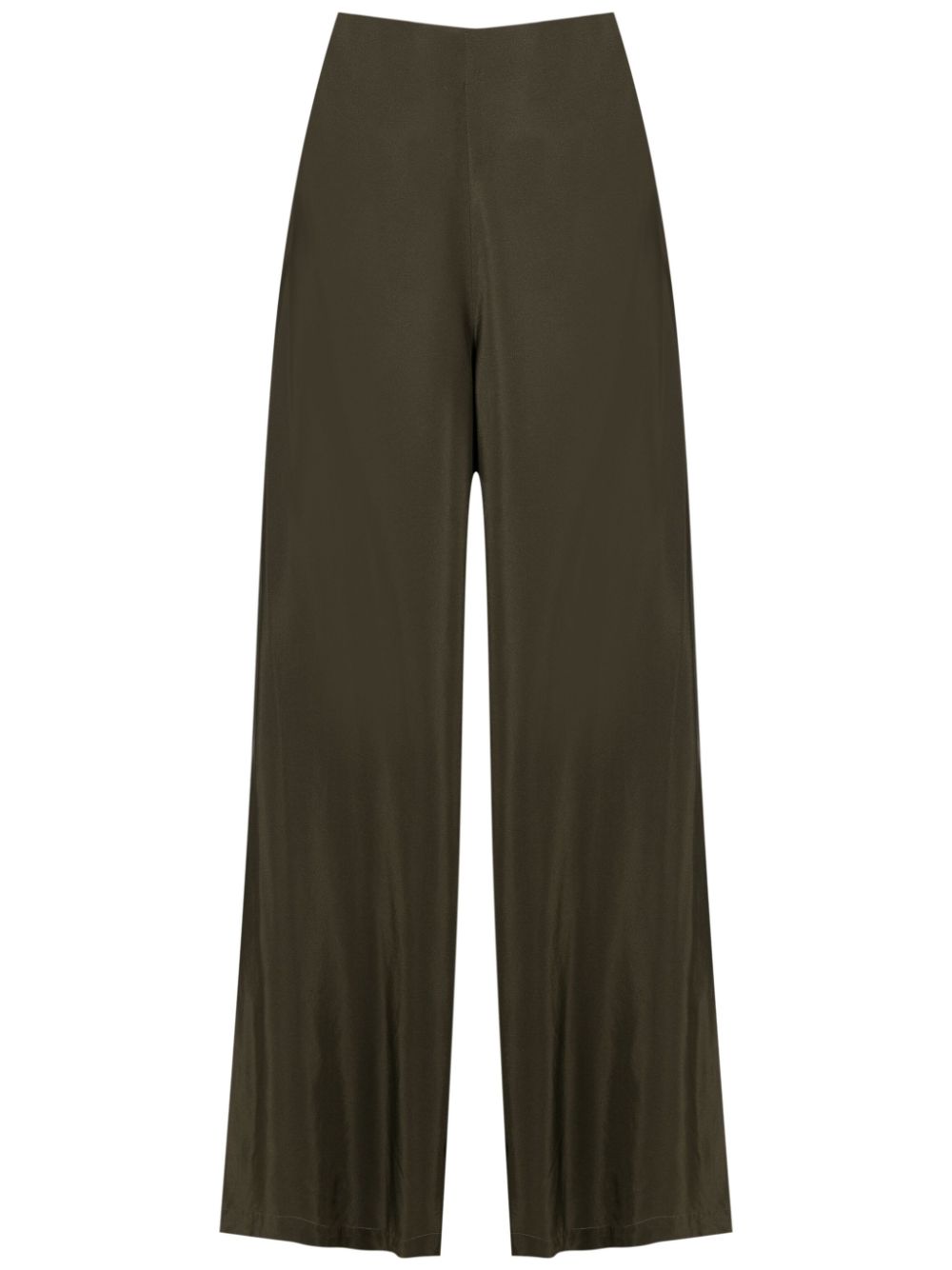 Lenny Niemeyer zipped silk palazzo pants - Green