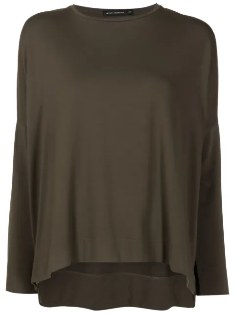 Lenny Niemeyer curved-hem long-sleeved top