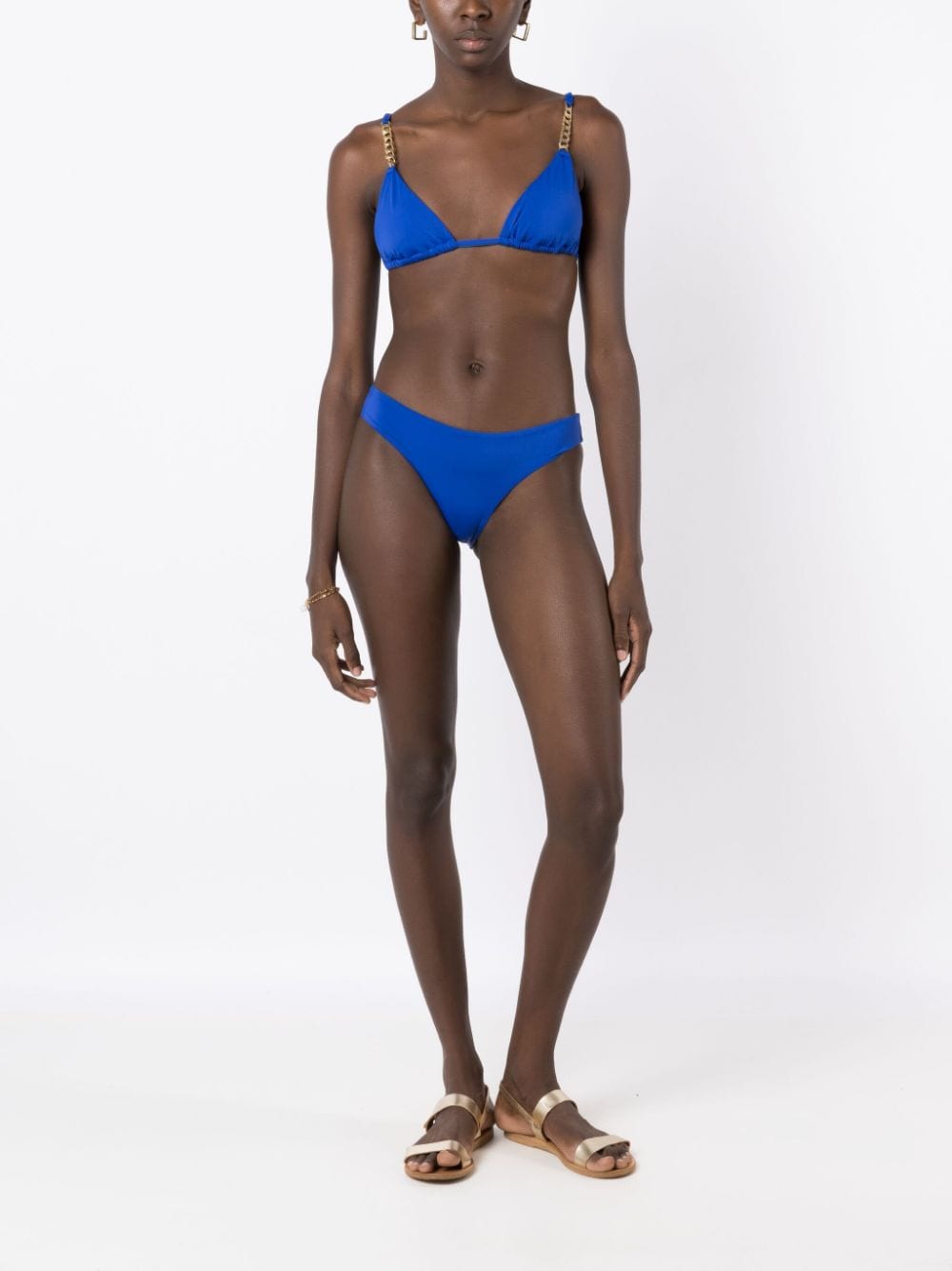 Lenny Niemeyer Bikinislip met ketting afwerking - Blauw