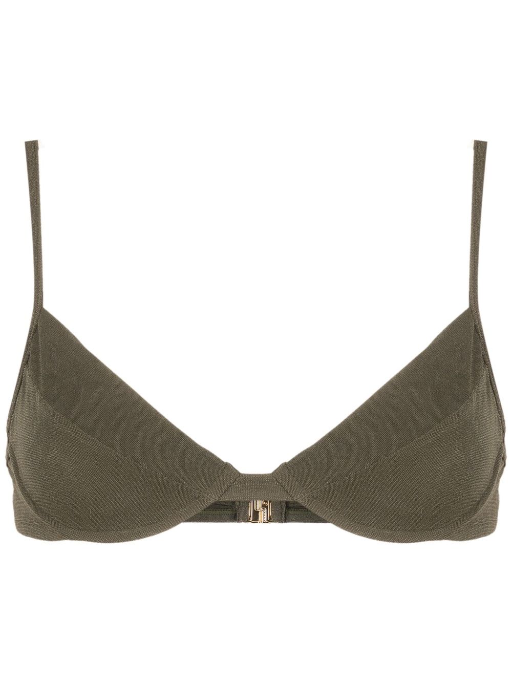 Lenny Niemeyer Taca triangle bikini top - Green