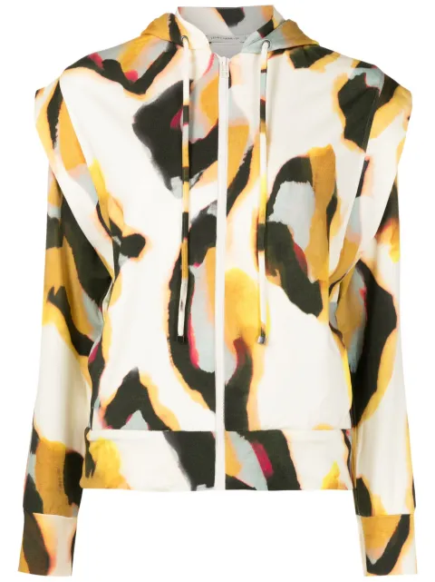 Lenny Niemeyer abstract-print zip-up hoodie 