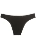 Lenny Niemeyer piped-trim bikini bottoms - Black