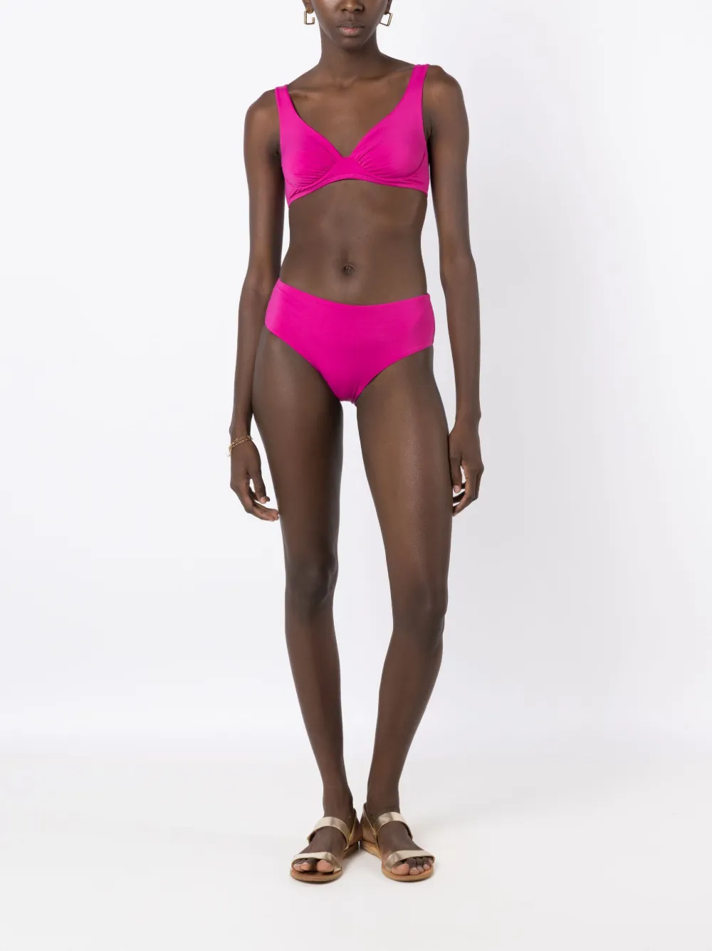 Lenny Niemeyer Effen bikinislip - Roze