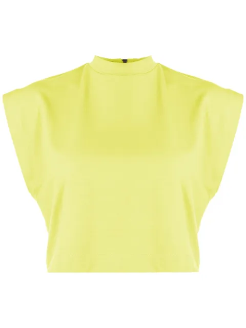 Lenny Niemeyer mock-neck sleeveless cropped top