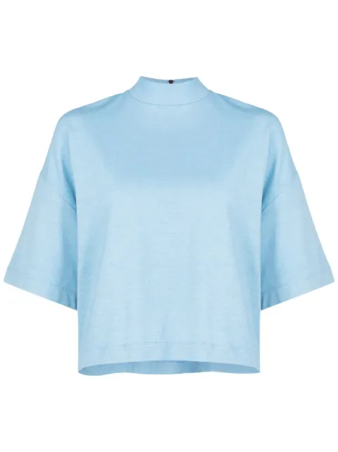 Lenny Niemeyer top con cuello falso y medias mangas
