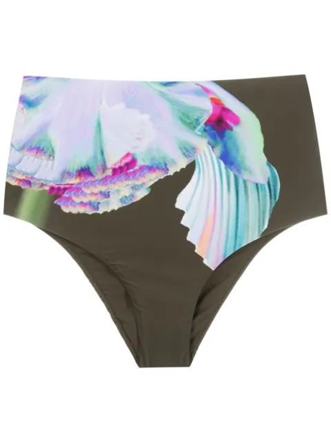 Lenny Niemeyer abstract high-rise bikini bottoms