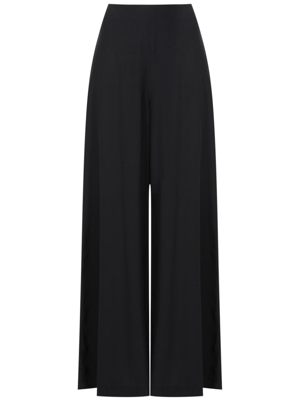 Lenny Niemeyer Zip-up Silk Culottes In Black