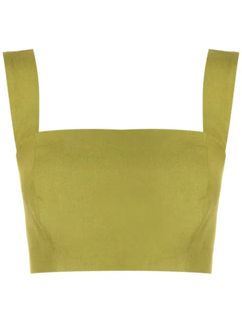 Lenny Niemeyer top corto con cuello cuadrado