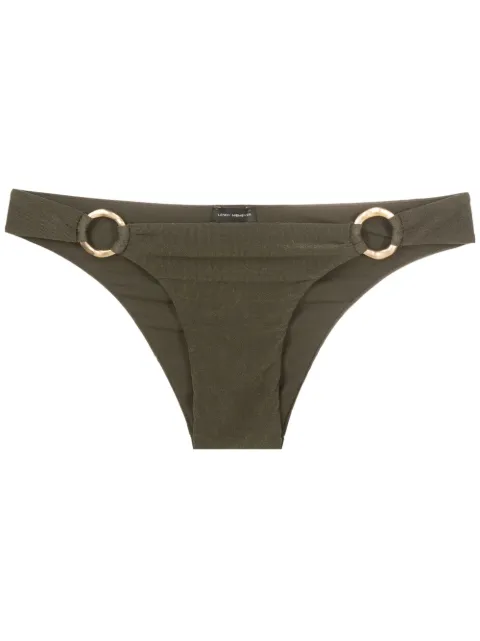 Lenny Niemeyer ring-detail shimmery bikini bottoms 