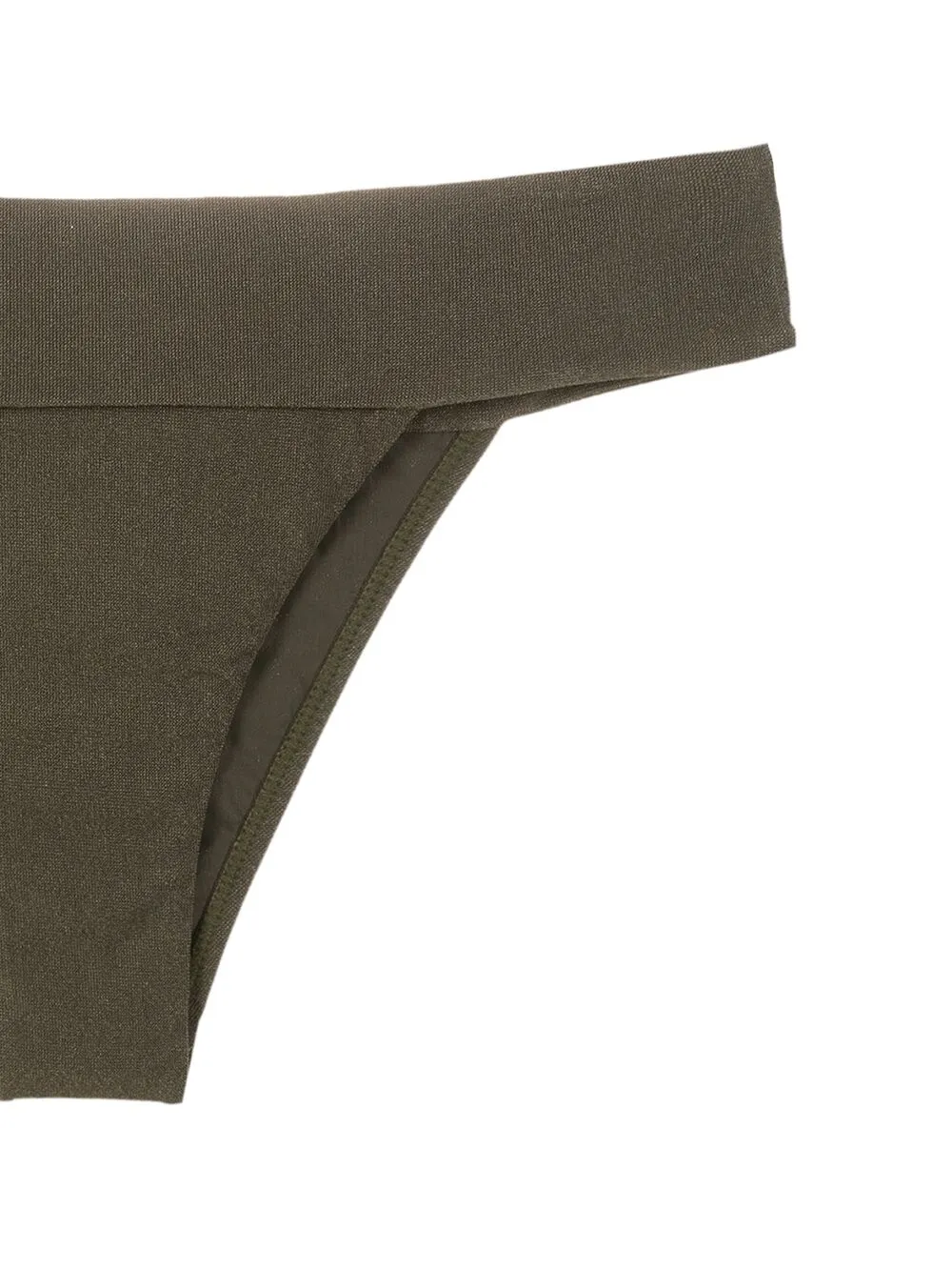 Lenny Niemeyer Shimmery Low-rise Bikini Bottoms In Green