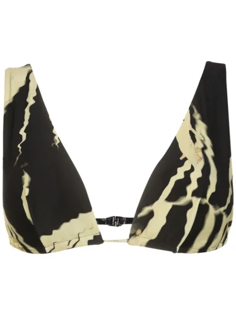 Lenny Niemeyer abstract triangle-cup bikini top
