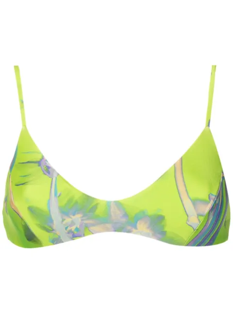 Lenny Niemeyer dandelion-print bikini top