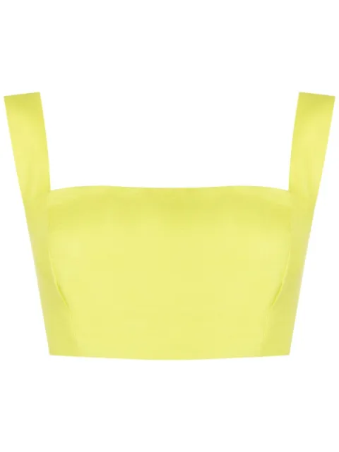 Lenny Niemeyer square-neck cropped top