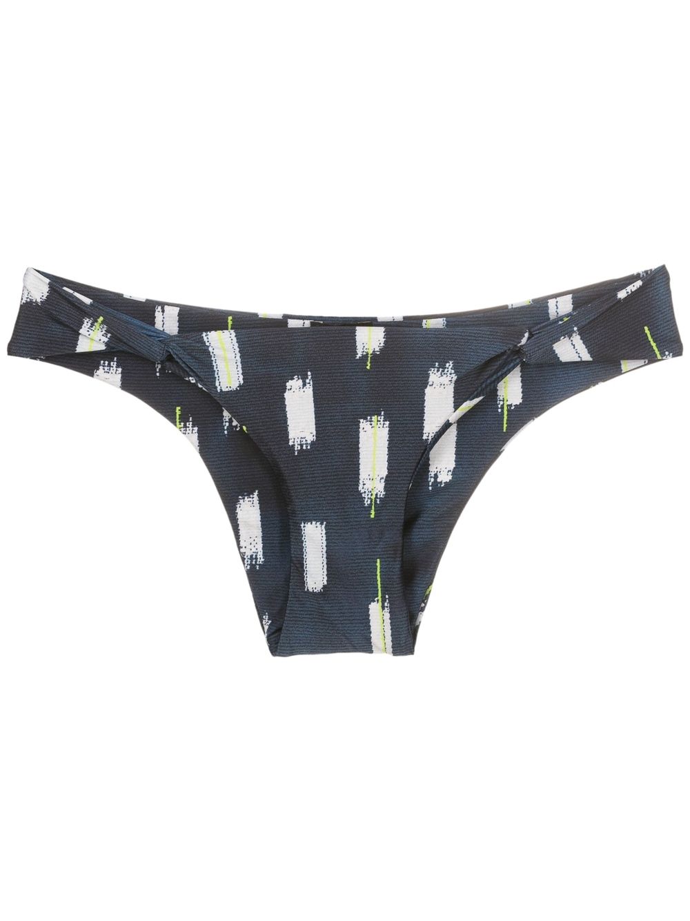 Lenny Niemeyer abstract-print bikini bottoms - Blue