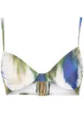 Lenny Niemeyer Herta abstract-print bikini top - Multicolour