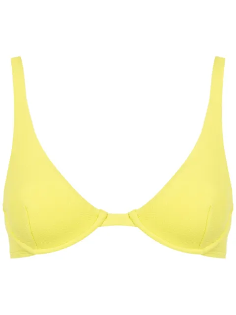 Lenny Niemeyer ribbed triangle-cup bikini top