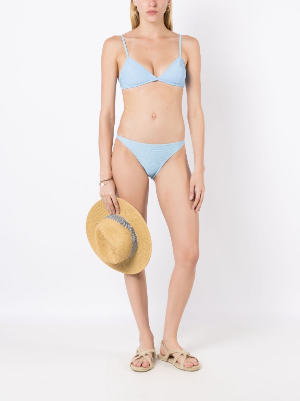 Lenny Niemeyer Triangel bikinitop - Blauw