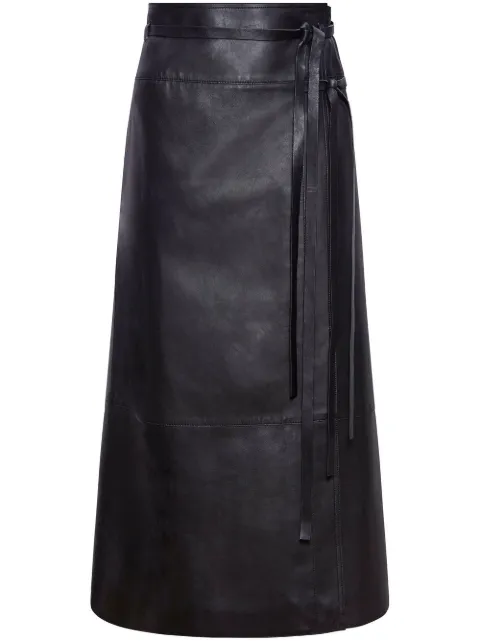 Altuzarra high-waist leather skirt