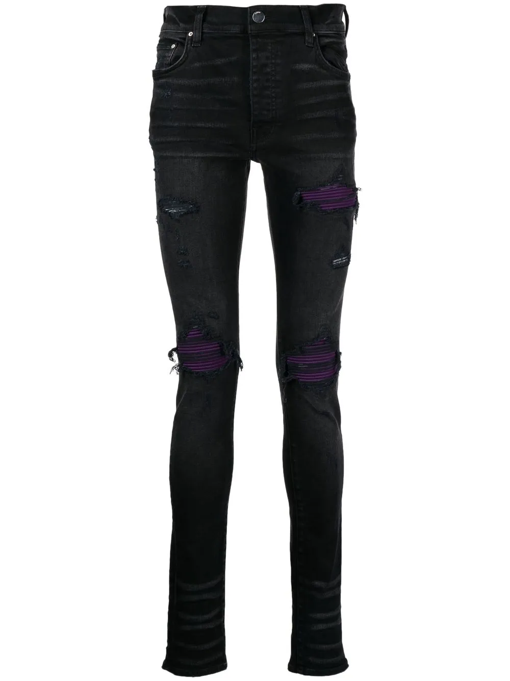 

AMIRI ripped-detail skinny jeans - Black