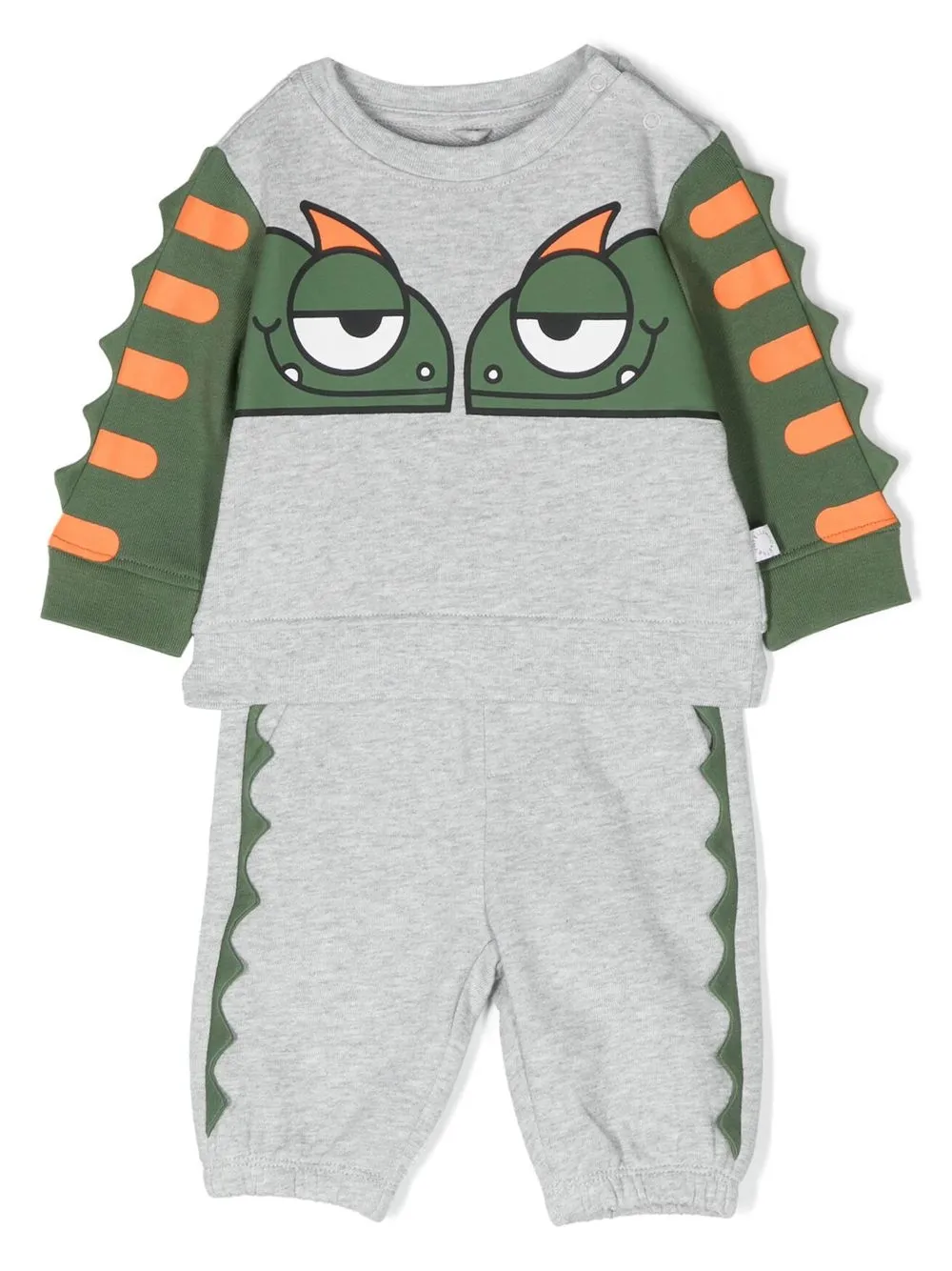 

Stella McCartney Kids dragon-print tracksuit set - Grey
