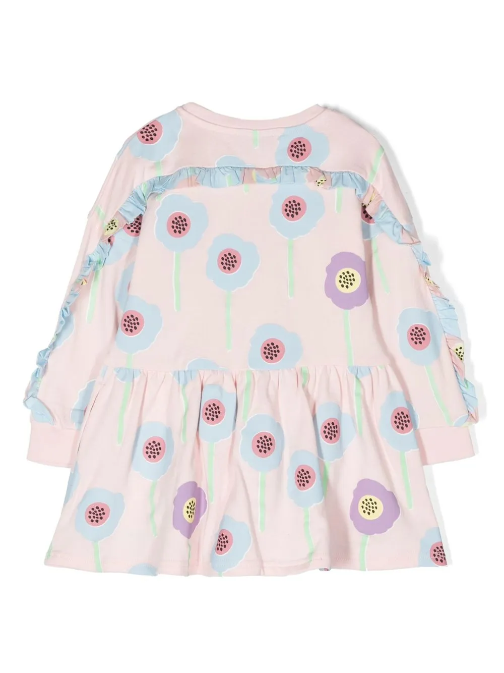 Stella McCartney Kids Jurk met ruche - Roze