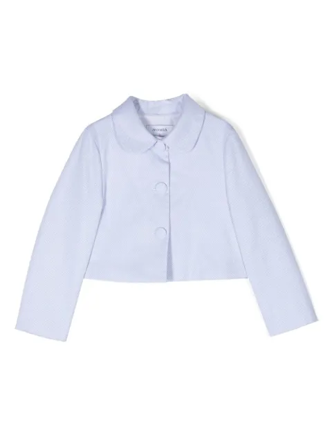 Simonetta cropped Peter Pan-collar jacket