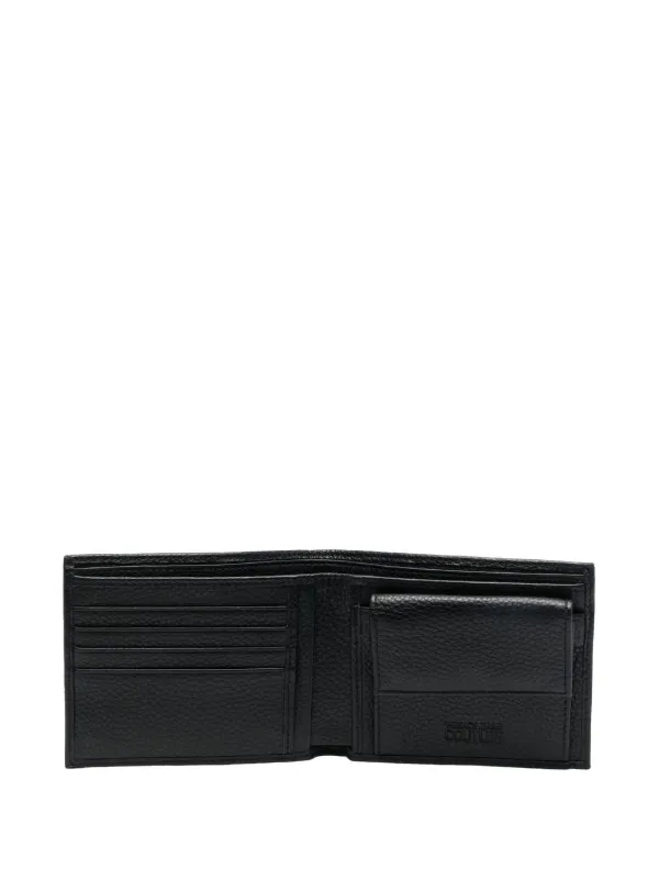 VERSACE JEANS COUTURE 二つ折り財布 レザー 新品 Versace Jeans Couture 二つ折り財布 | ブラック | FARFETCH JP