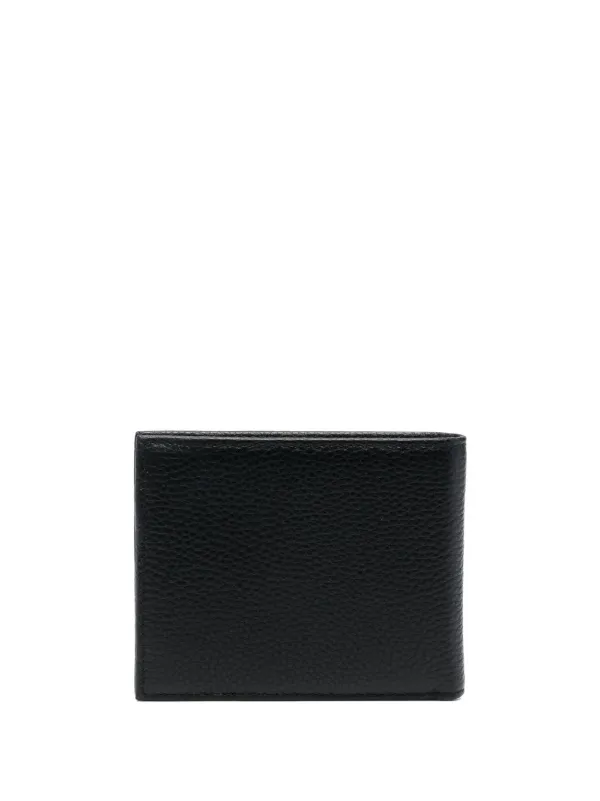 VERSACE JEANS COUTURE 二つ折り財布 レザー 新品 ヴェルサーチェ Versace 財布 二つ折り財布 折りたたみ財布 小銭