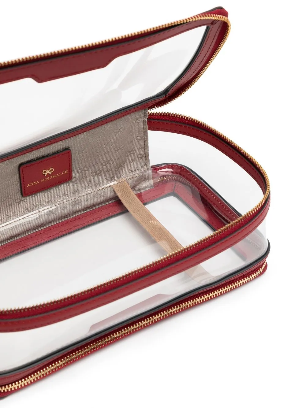 Anya hindmarch clear makeup bag top
