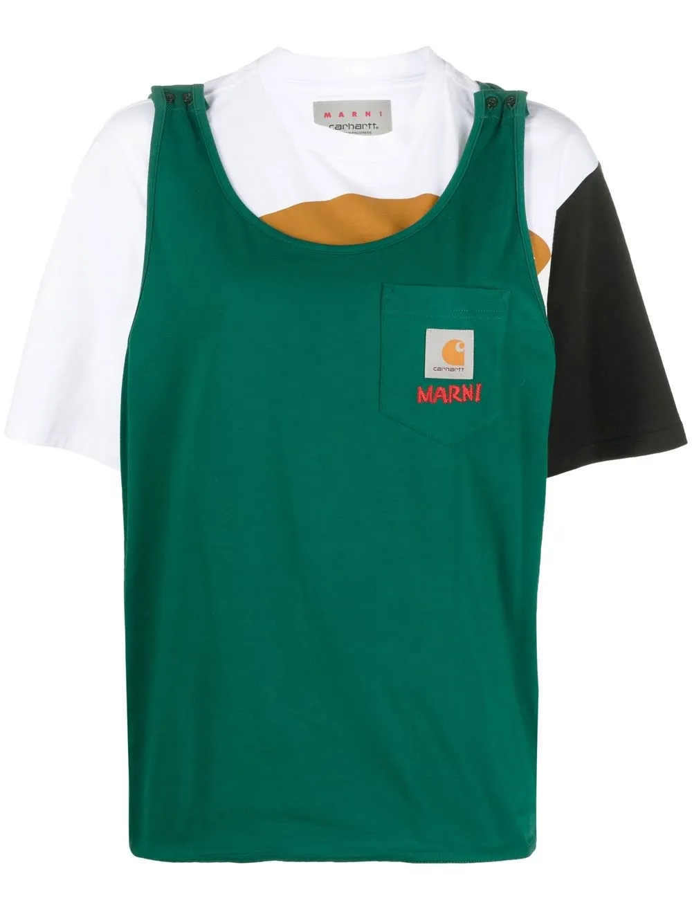 

Marni colour-block T-shirt - Green
