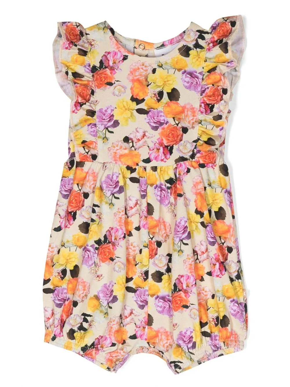 

Molo floral-print ruffle shorties - Neutrals
