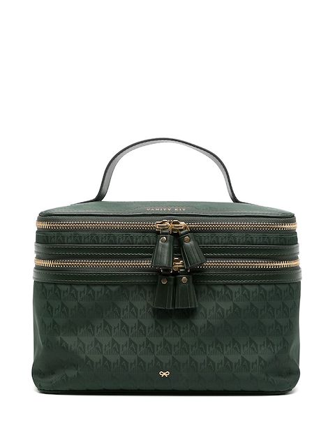 Anya Hindmarch Vanity Kit jacquard make up bag