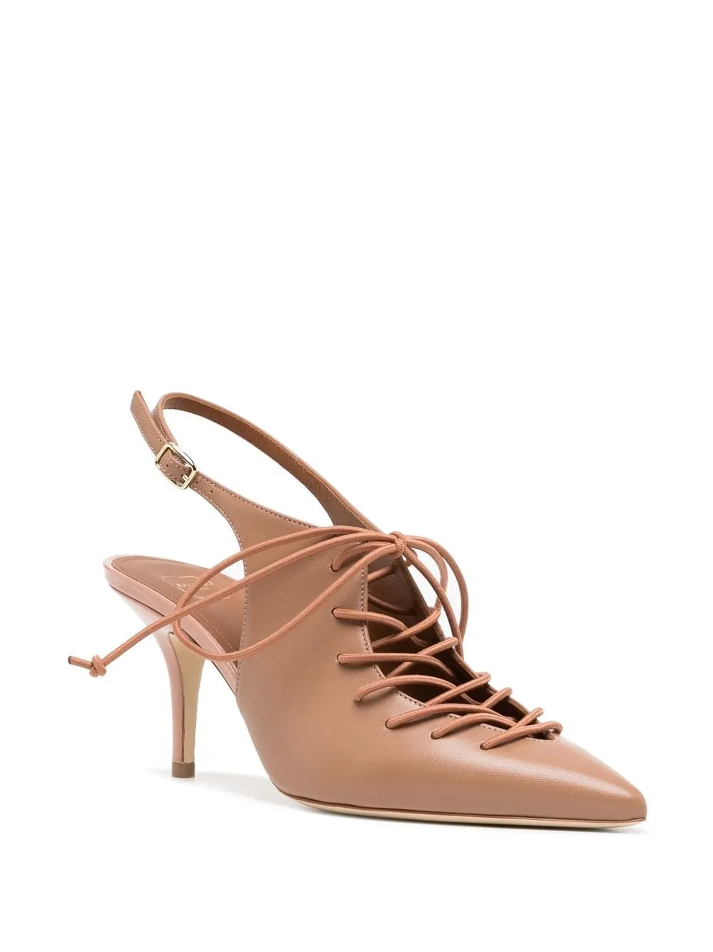 Malone Souliers Leren pumps - Bruin