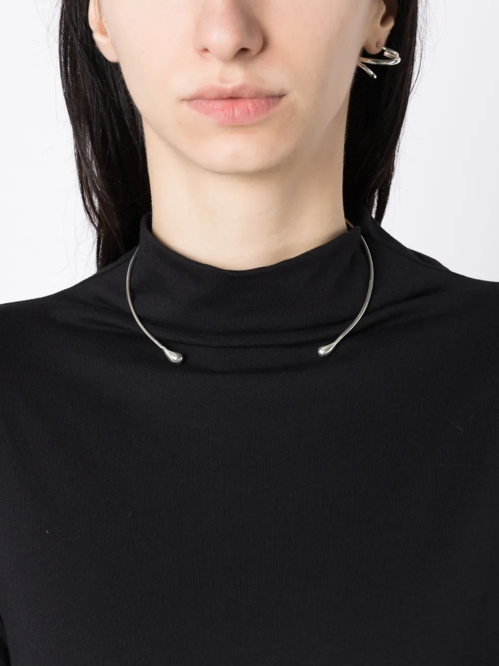 Uma | Raquel Davidowicz Choker met verstelbare gesp - Zilver