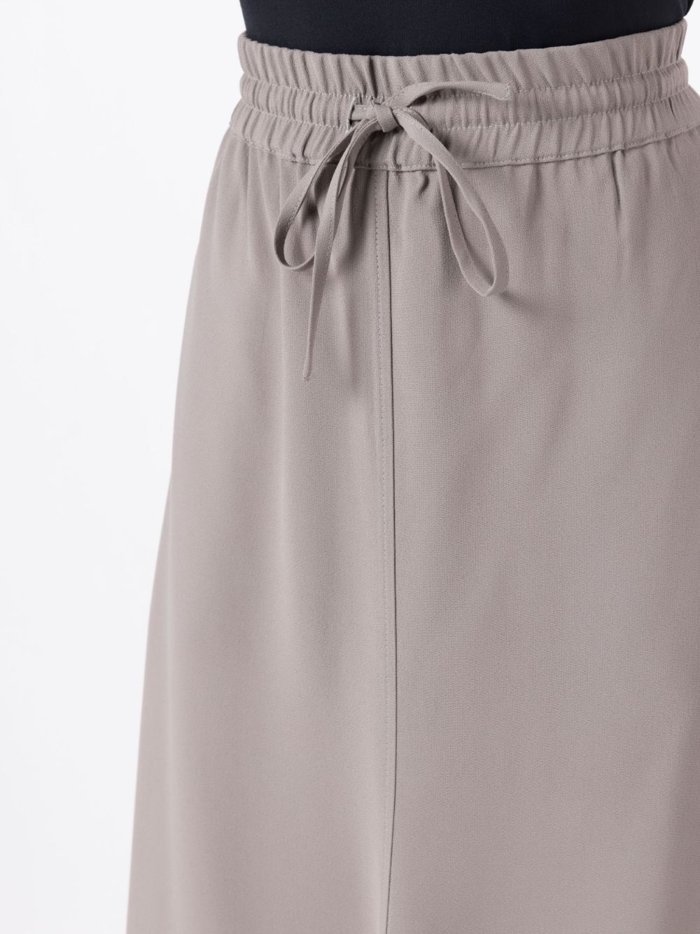 Shop Uma Raquel Davidowicz High-waisted Crepe Maxi Skirt In Grey